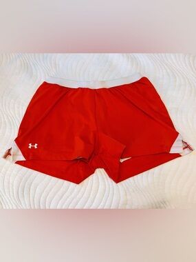 Womens Orange Under Armor Shorts